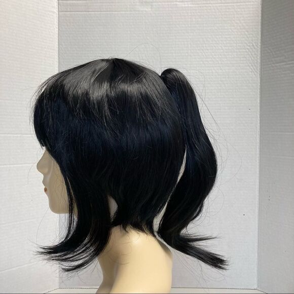 DEMON SLAYE Synthetic Wig black two wigs in one, ponytail extension‎ - Picture 14 of 14